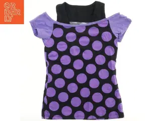 Gymnastikbluse med prikker (str. 164)