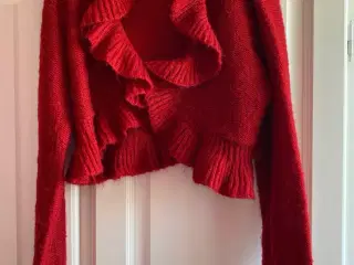 Rød cardigan/Bolero