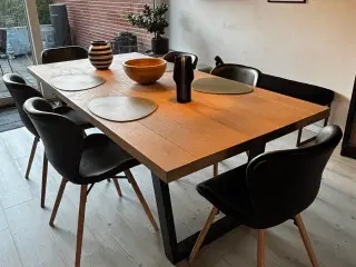 6 stk. ALLY spisebordsstole fra Ilva