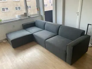 Modulsofa med chaiselong – topstand 