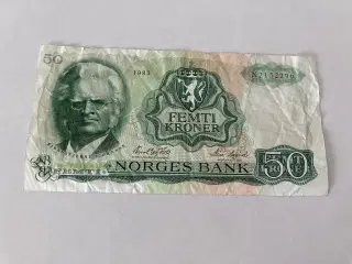 50 Kroner Norge 1983