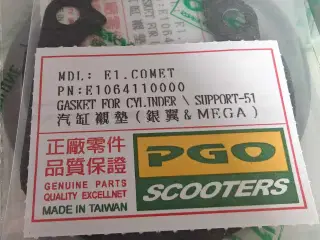 PGO Comet. Ny Original Bundpakning