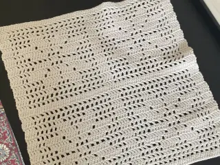 Hæklet viskestykke/ håndklæde