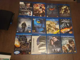 Blu-ray 10 kr  per styk ---> film