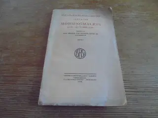 Morsingmålets lyd- og formlære – udgivet 1938 
