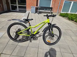 Companion juniorcykel 24" limegrøn