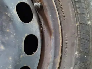 4 stålfælge m dæk VW Touran 