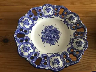 Vintage vægtallerken i keramik. Fra Portugal