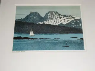 Lars Christian Istad. TRÆSNIT. Kystmotiv fra Norge