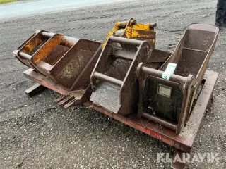 Skovle Hydrema 4 stk