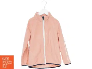 Orange fleecejakke med lynlås fra H&M (str. 110)