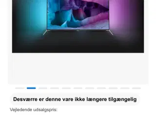 4k UHD Philips Smart TV med 2-sidet ambilight sælg