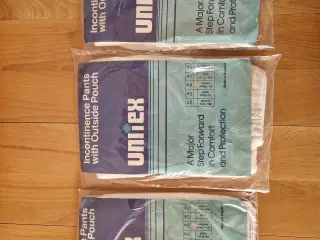 3 par Unitex Incontinens benklæder uåbnet.