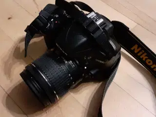 Nikon D3300 med 2 objektiver 