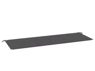 Hynde til havebænk 150x50x3 cm oxfordstof antracitgrå