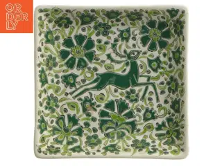 Keramisk dekorativt fad (str. 12x12 cm)