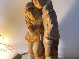 Lladro Spansk kgl. figur Grønlandske børn