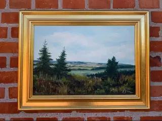 Maleri af Lundby Bakker