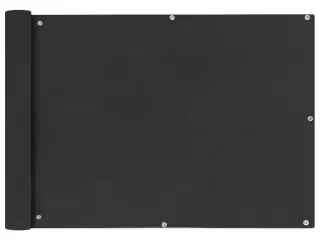 Balkonafskærmning HDPE 75 x 400 cm antracitgrå