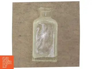 Glasflaske/-vase (str. 20 x 9 cm)