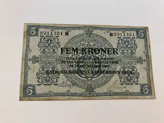 5 Kroner 1910 B Danmark