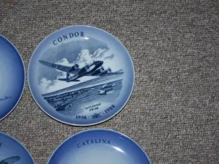 Flyplatte fra Royal Copenhagen og Bing & Grøndahl 