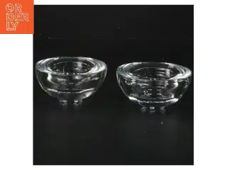 Glas fyrfadslys holdere (str. 9x4 cm)