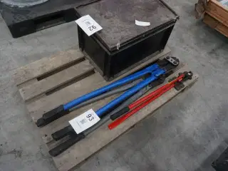 2 stk. boltsakse + gevindstangklipper