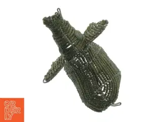 Perlebesat elefantfigur (str. 12 cm)