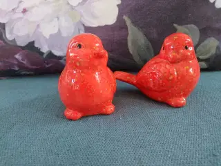 2 fugle i keramik, samlet pris