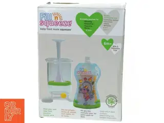 Fill n squeeze med genanvendelige poser til babymad (str. 19 x 14 cm)