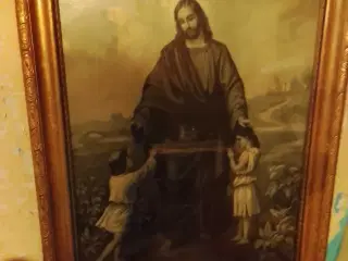 Billed med Jesus og to børn sælges