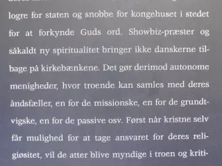 nedlæg folkekirken - det oppegående dødsleje, af s