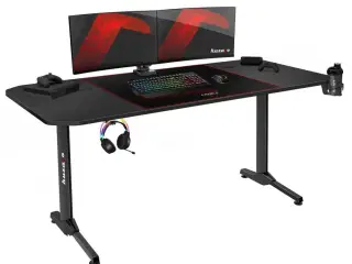Gaming bord Huzaro Hero 4.7 – sort, 160 × 75 cm