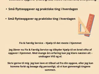  Hjælp i hjem & have