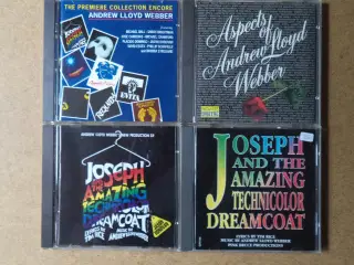 .ANDREW  LLOYD  WEBBER  CDer sælges stykvis 