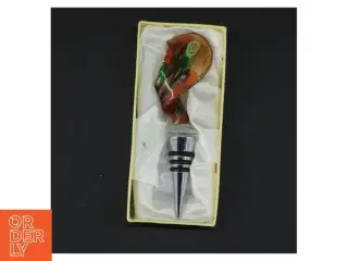 Flaskeprop  i muranoglas fra Venedig og metal (str. 14 cm i går eller jamen det det er nok bare er det andre 120 kr en telefon ja, men den den er