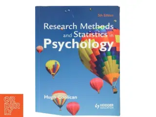 Research Methods and Statistics in Psychology af Hugh Coolican (Bog)