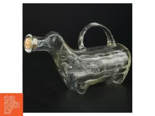 Glasflaske i form af dyr (str. 27 x 14 x 8 cm)