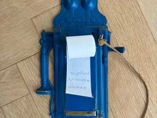 Gammel papirrulleholder