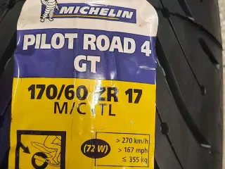 Michelin dæk 170/60-17 Pilot Road 4GT
