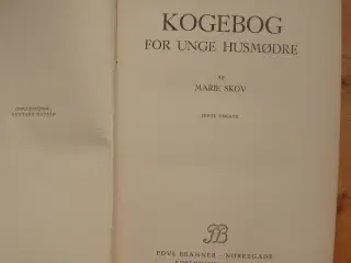 Kogebog for unge Husmødre