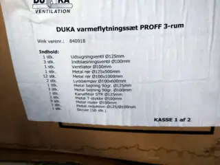 Varmeflytningssæt 