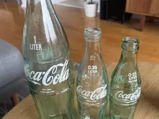 Coca Cola flasker. (Gamle)