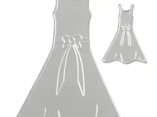 Skære- og Prægeskabelon til Kjoler - 1 stk.