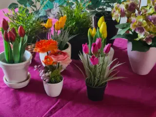 Vaser kunstige blomster 