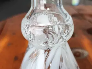 Dansk glaspuster blomstervase 