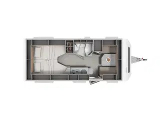 2026 - Eriba FEELING 442   Lækker Eriba Feeling 442 i det helt nye look både ude og inde fra Hinshøj Caravan