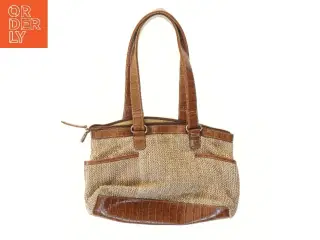 Vintage taske med strå (str. 37x25 cm)