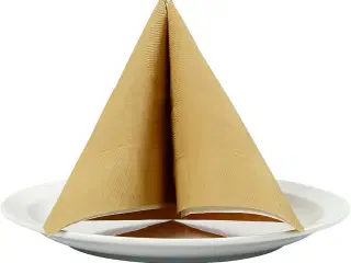 Servietter, str. 40x40 cm, 60 g, guld, 20stk./ 1 pk.